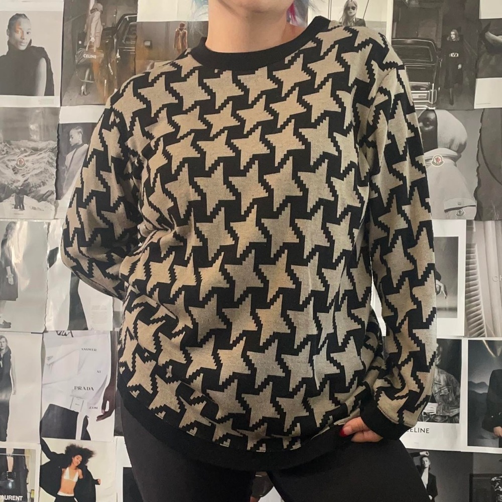 Vintage 80s star Crewneck